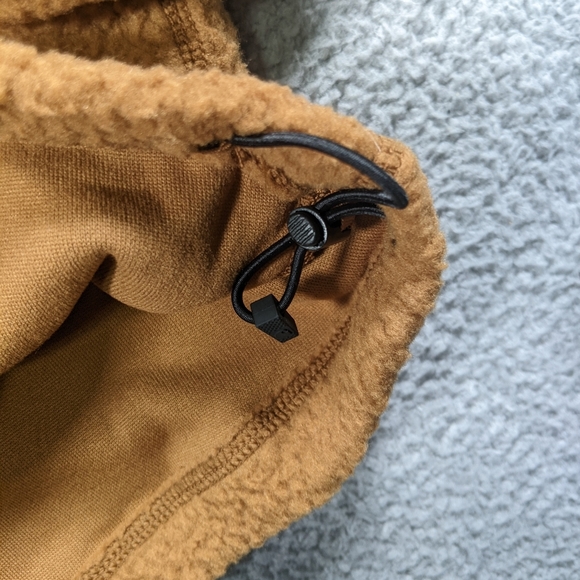 Carhartt Fleece Jacket Mens 2XL Brown Relaxed Fit Snap Front - Picture 9 of 12